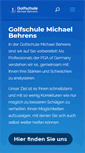 Mobile Screenshot of golfschule-behrens.de